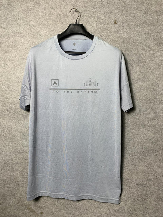 Grey Round Neck Tee  - XL