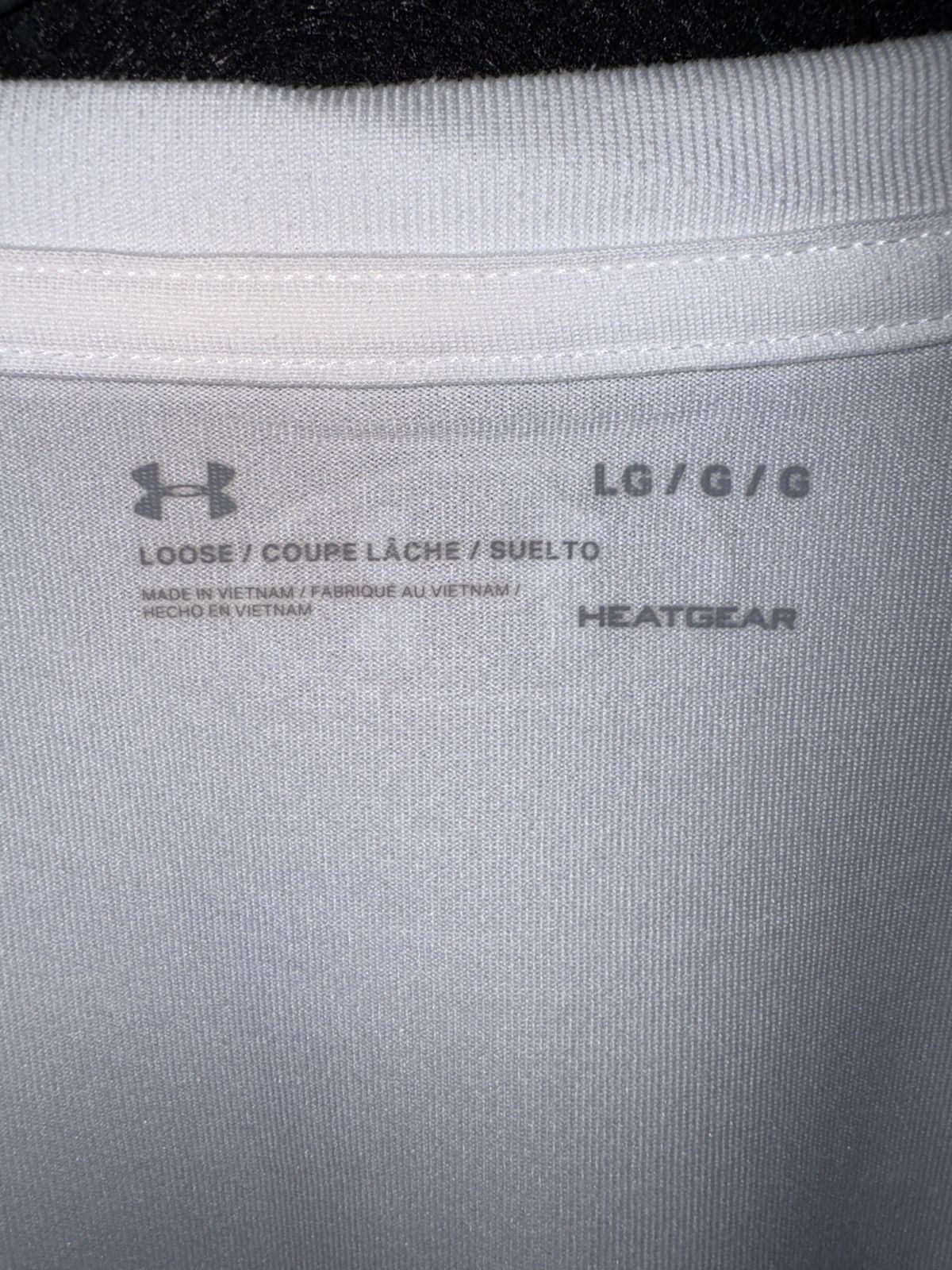 Under Armour Light Blue/White Round Neck - Large