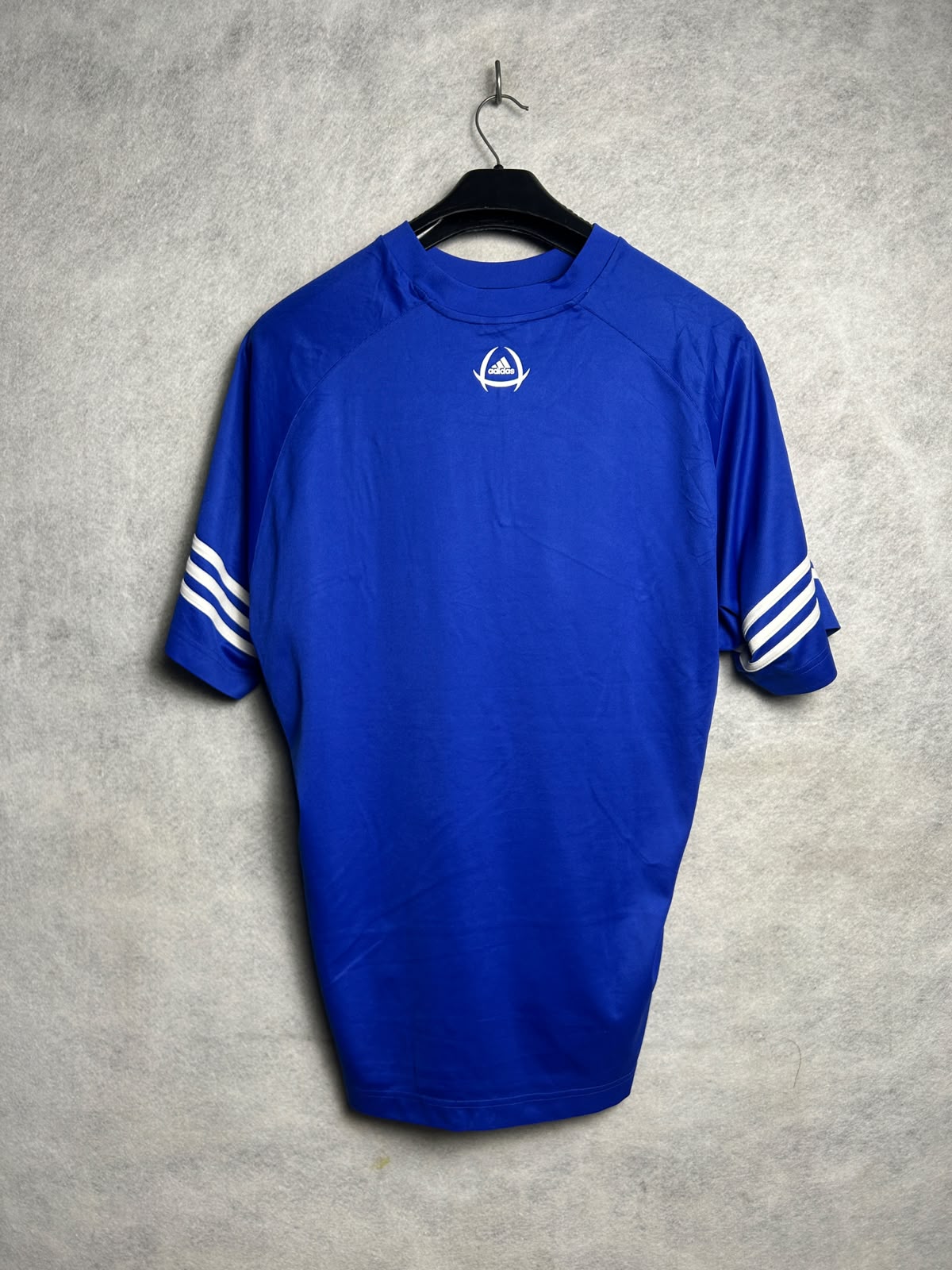 Adidas Big Logo Blue Round Neck - Large