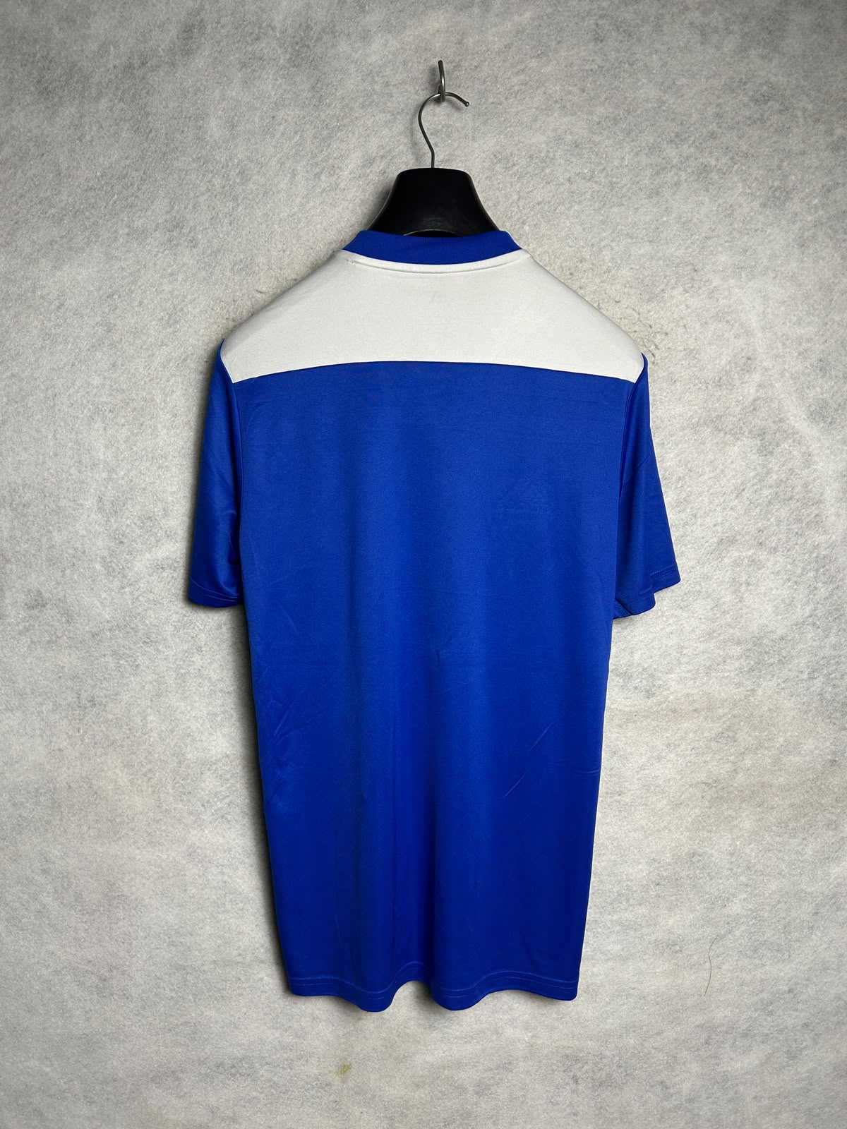Adidas Blue And White Climalite - Large