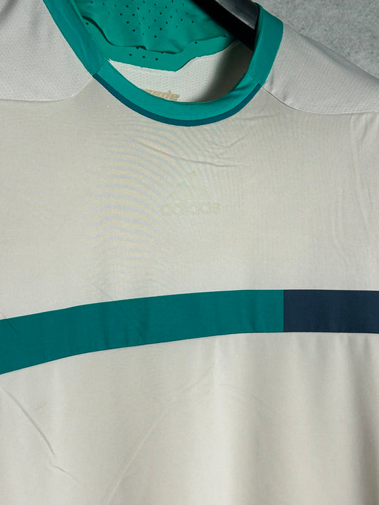 Adidas White Round Neck - Large