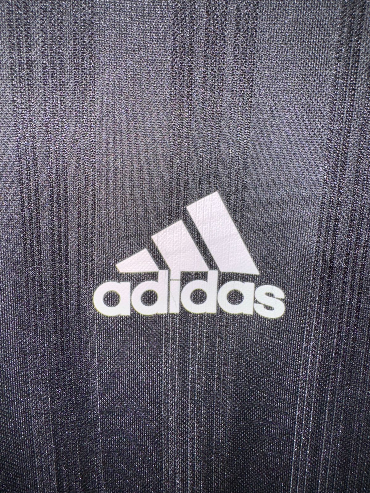 Adidas BlackRed Round Neck Shirt - Large
