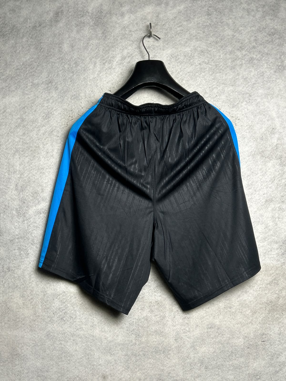 Under Armour Black With Blue Strip - Small