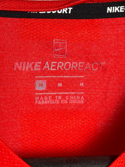 Nike Aeroreact Red V Neck - Medium