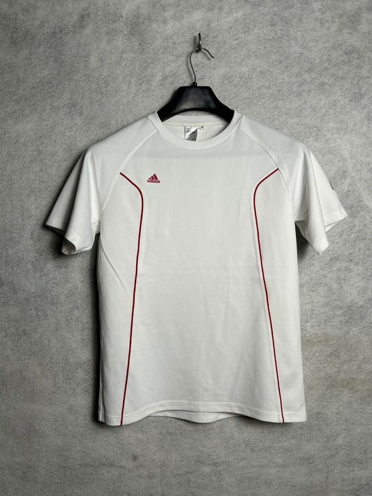 Adidas White Round Neck - Large