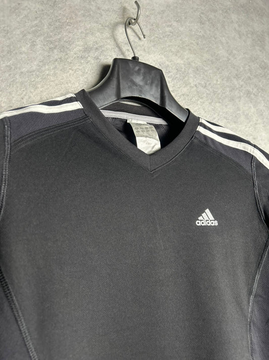 Adidas Black Round Neck - Medium