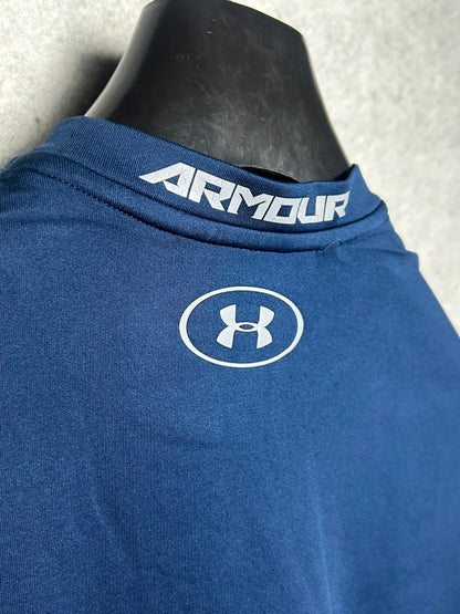 Under Armour Cold Gear Blue Full Sleeves - Medium