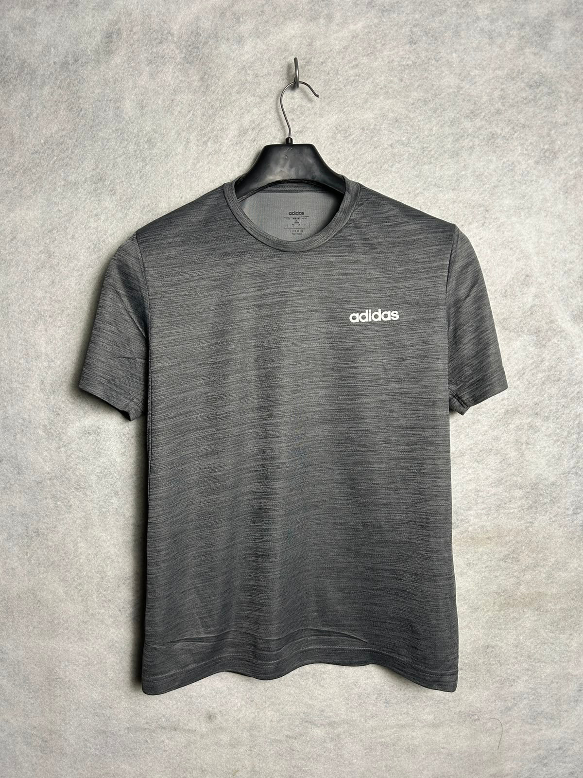 Adidas Grey Climalite Round Neck - Large
