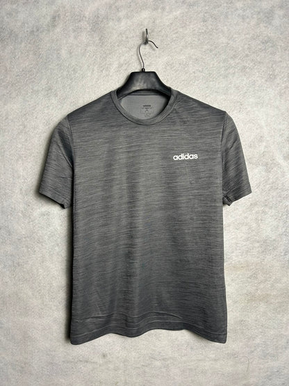 Adidas Grey Climalite Round Neck - Large