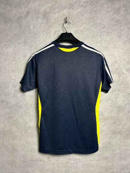 Adidas Blue And Yellow Climalite Round Neck - Nedium