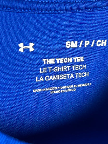 Under Armour The Tech Tee Blue Round Neck - Small