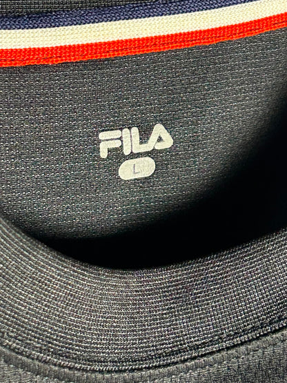 Fila Black Round Neck - Large