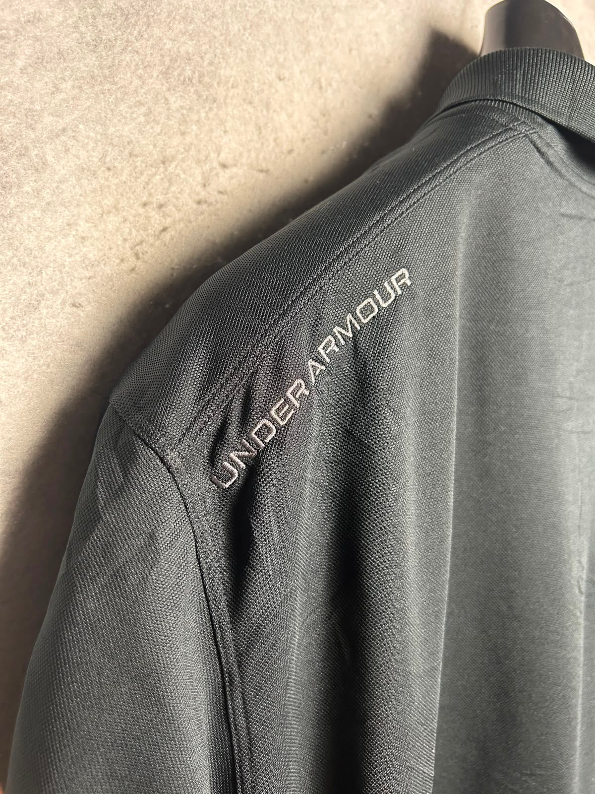 Under Armour Heat Gear Black Polo - 2XL