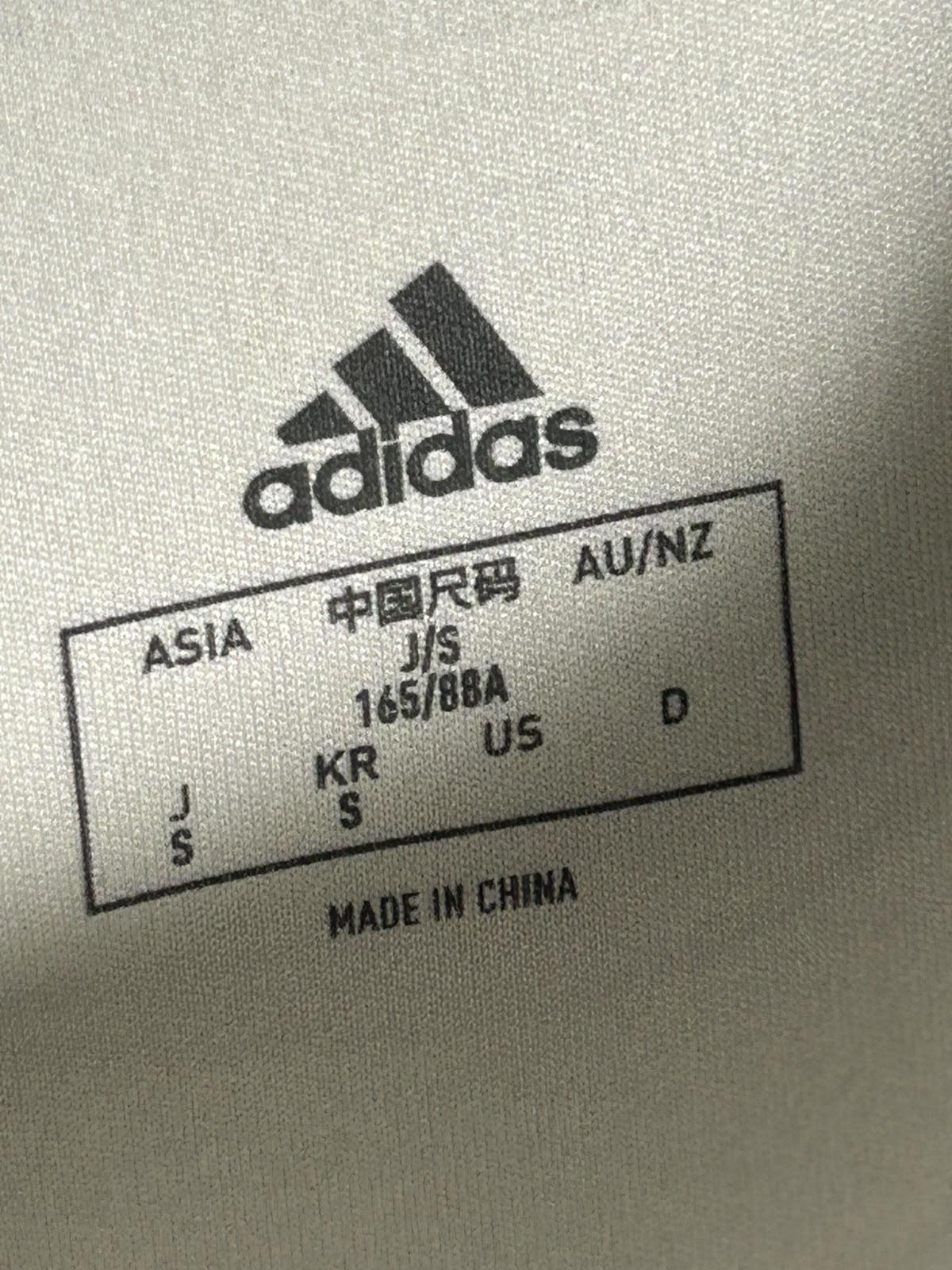 Adidas Big Logo White Full Sleeves - Small