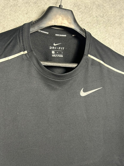 Nike Black Dri Fit V Neck  - Medium