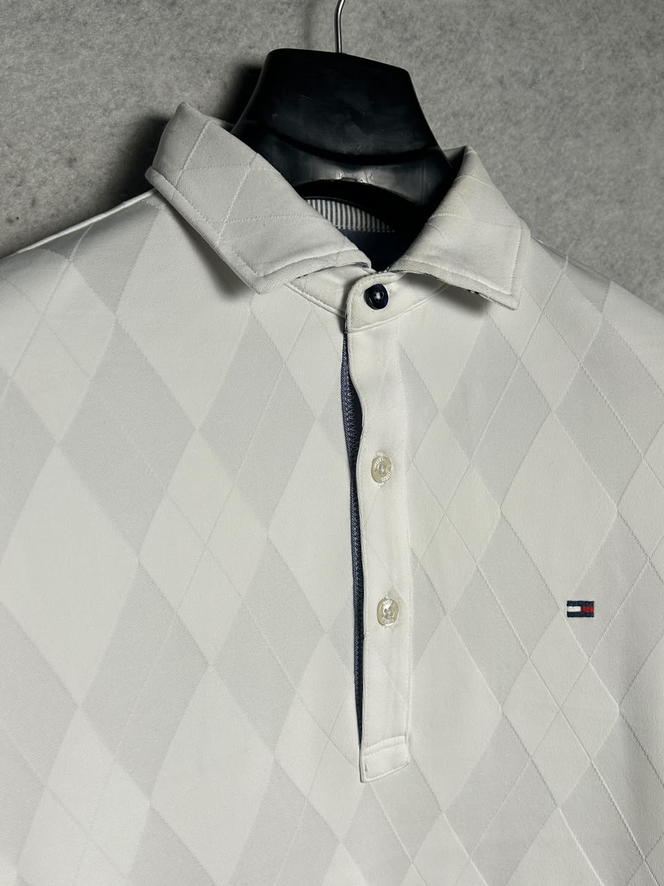Tommy Hilfiger White Polo - Medium