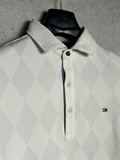 Tommy Hilfiger White Polo - Medium