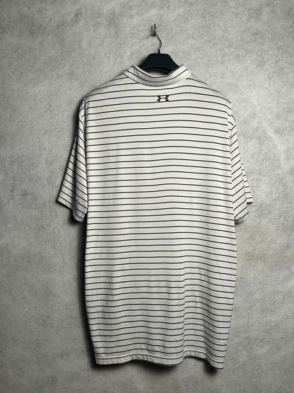 Under Armour White Polo - XL