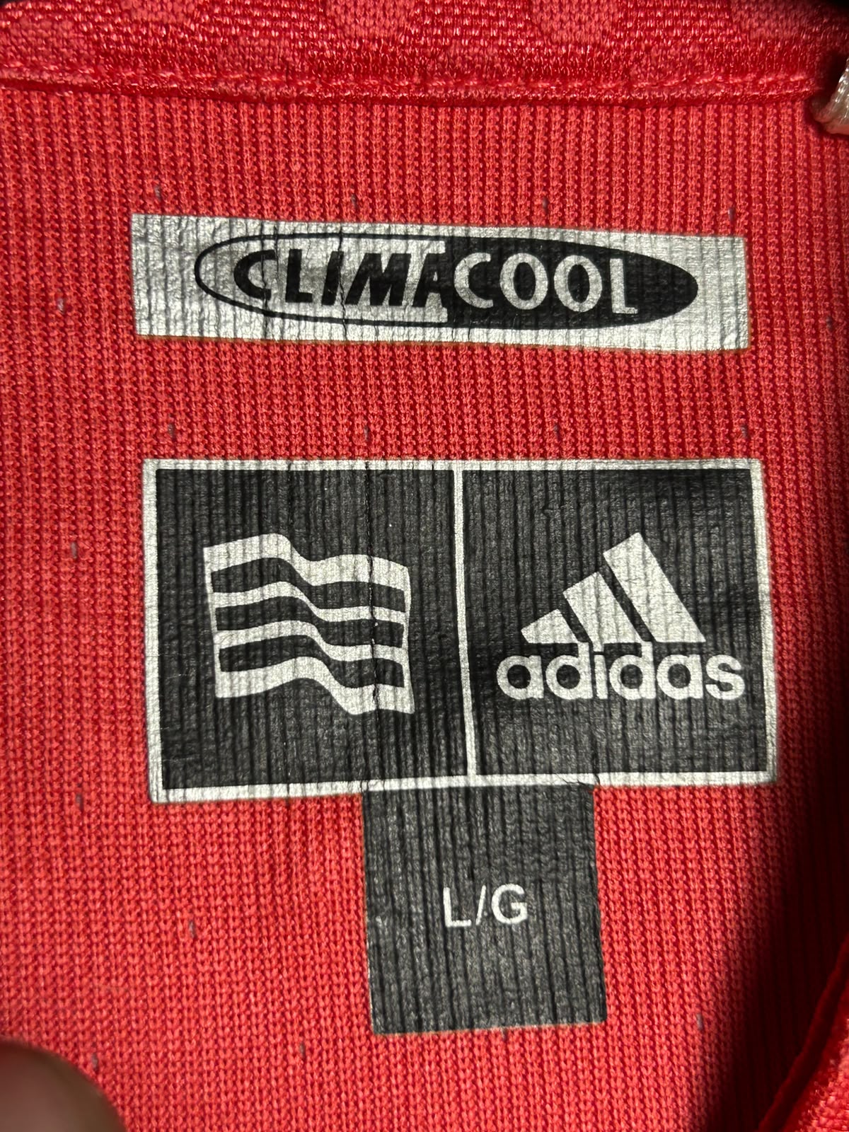Adidas Climalite Red Mock Neck - Large