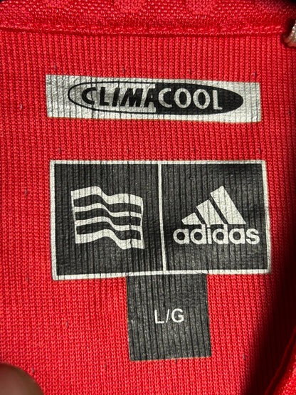 Adidas Climalite Red Mock Neck - Large