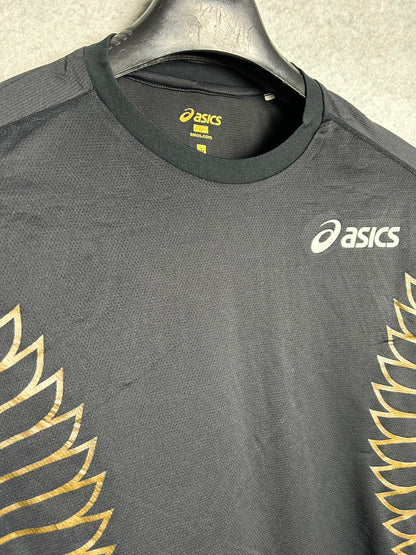 Asics Black Round Neck - Large