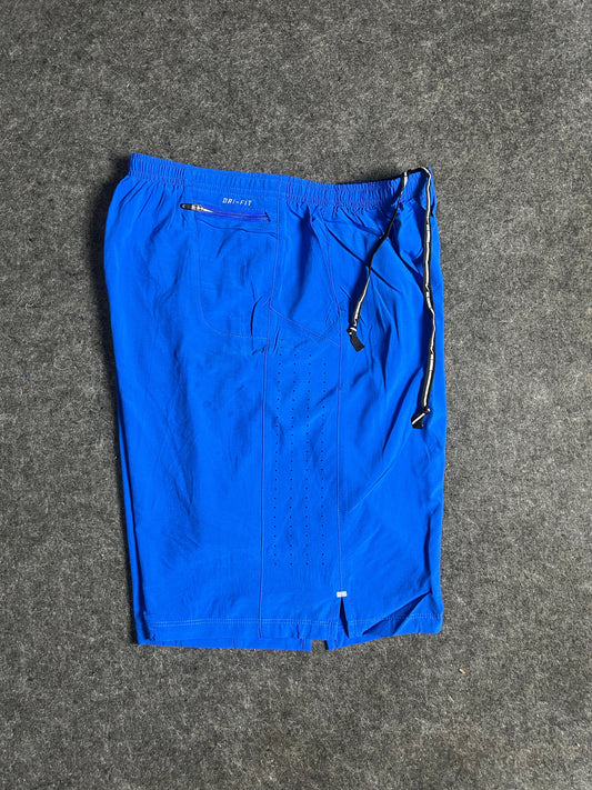 Nike Running Blue Shorts - Large