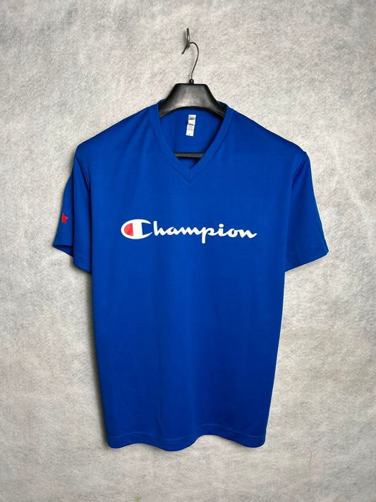 Champion Blue V Neck - Large