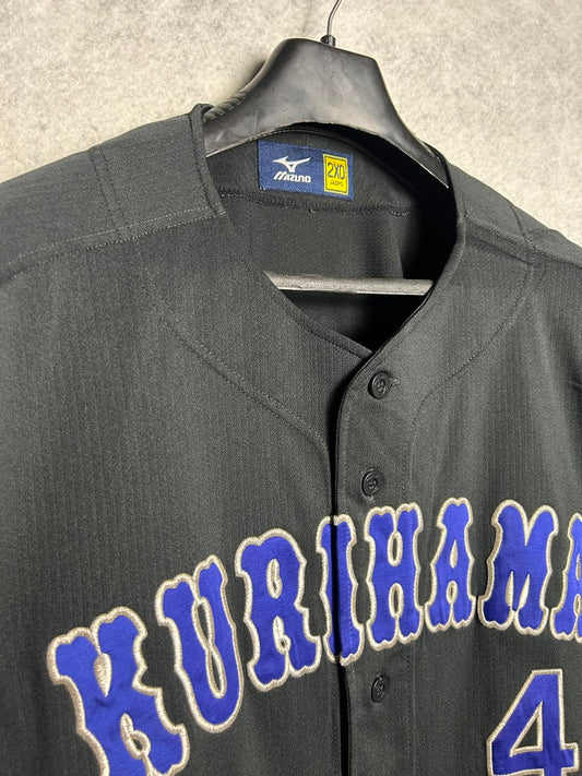 Mizuno Black With Big Logo Kurihama - XL