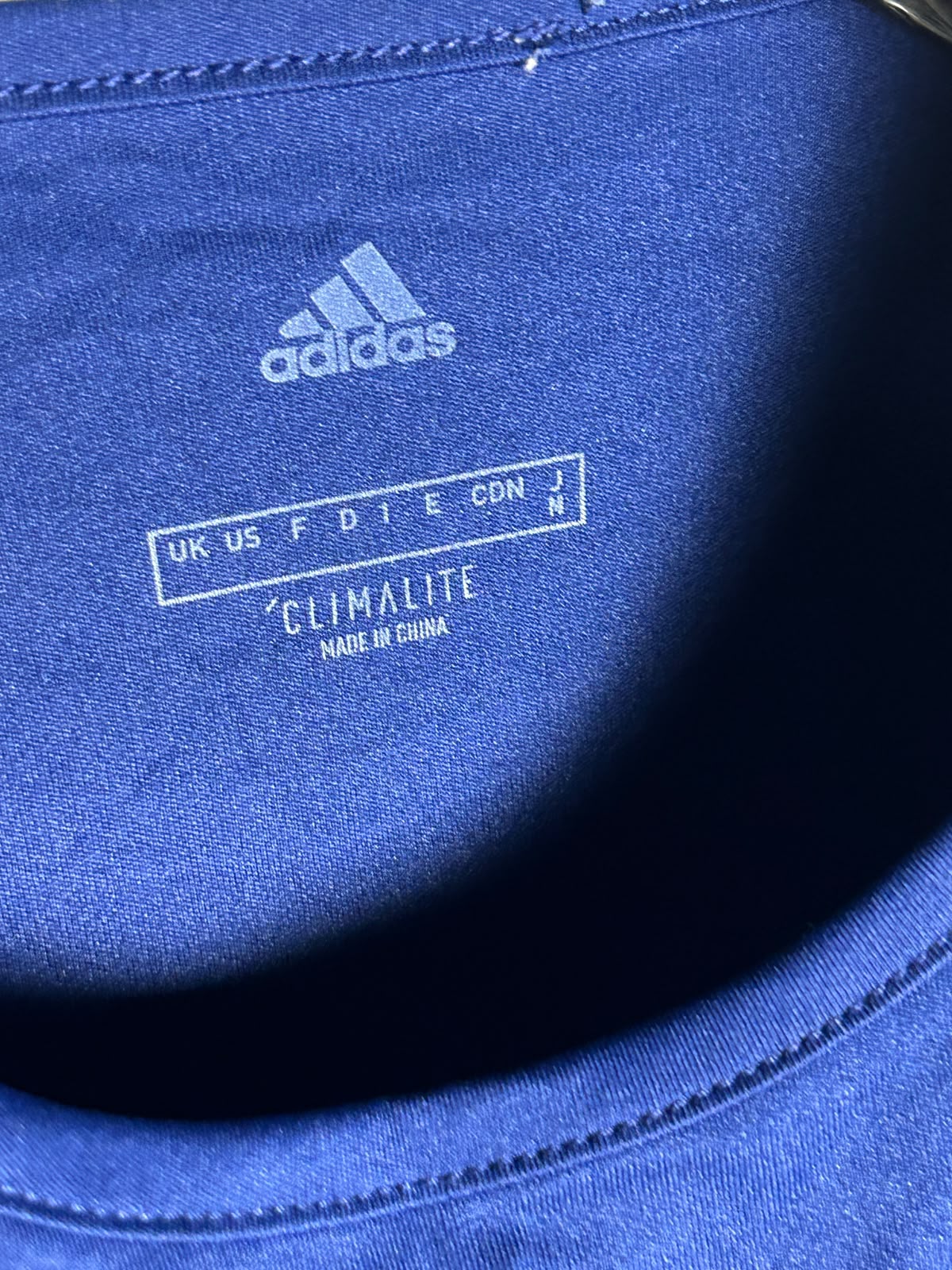 Adidas Climalite Blue Round Neck - Medium