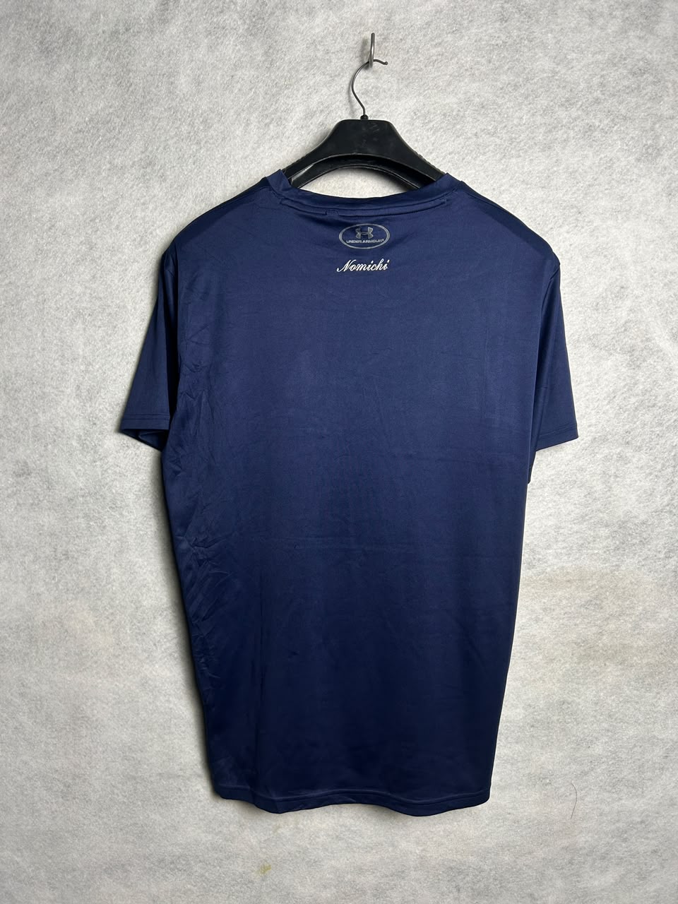 Under Armour Heat Gear Big Logo Shodai Blue Round Neck - XL
