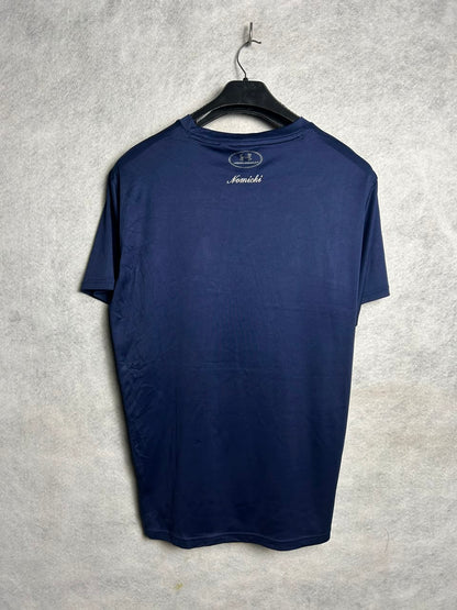 Under Armour Heat Gear Big Logo Shodai Blue Round Neck - XL