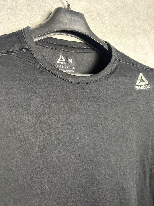 Reebok Black Round Neck - Medium