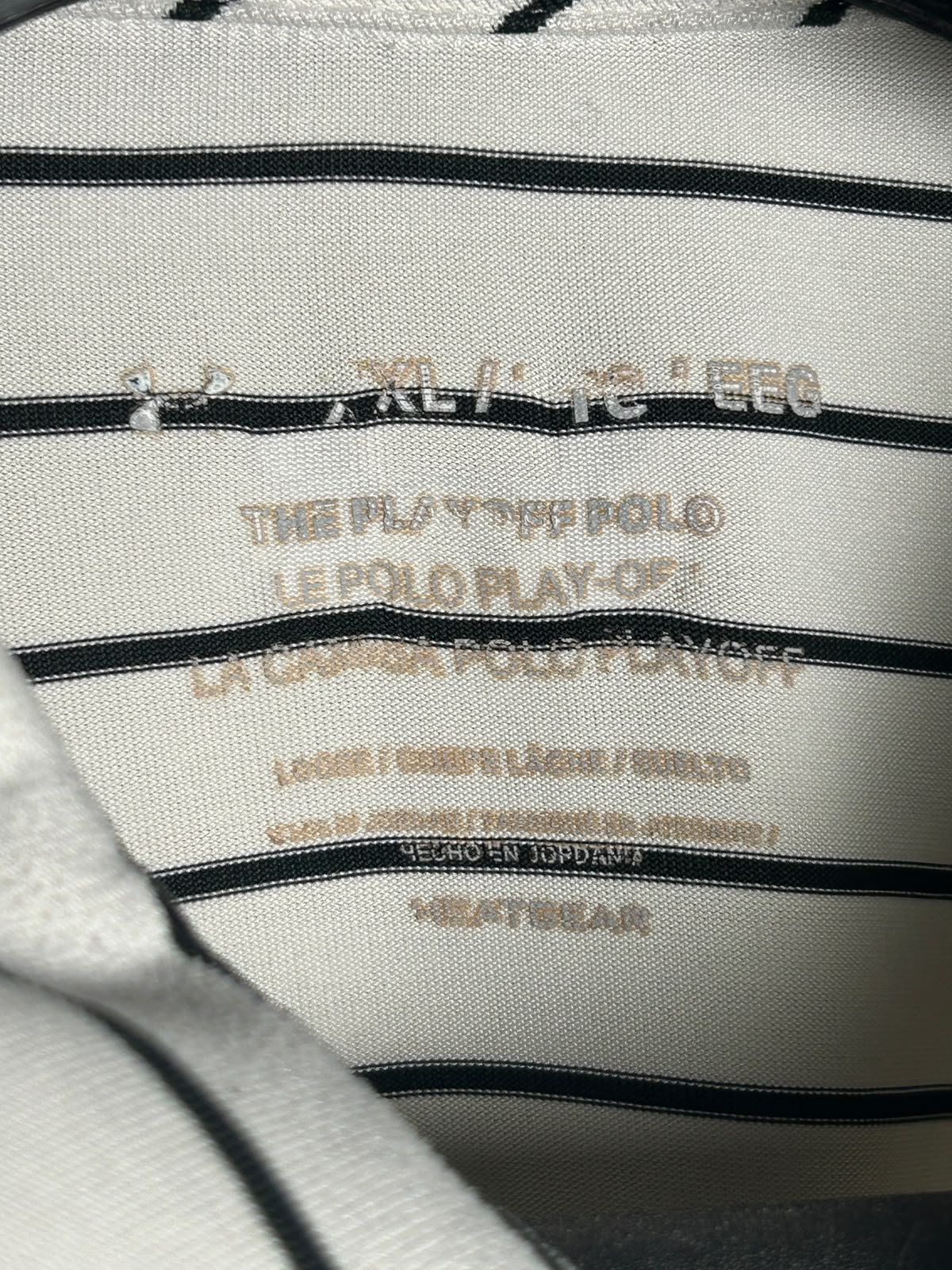 Under Armour White Polo - XL