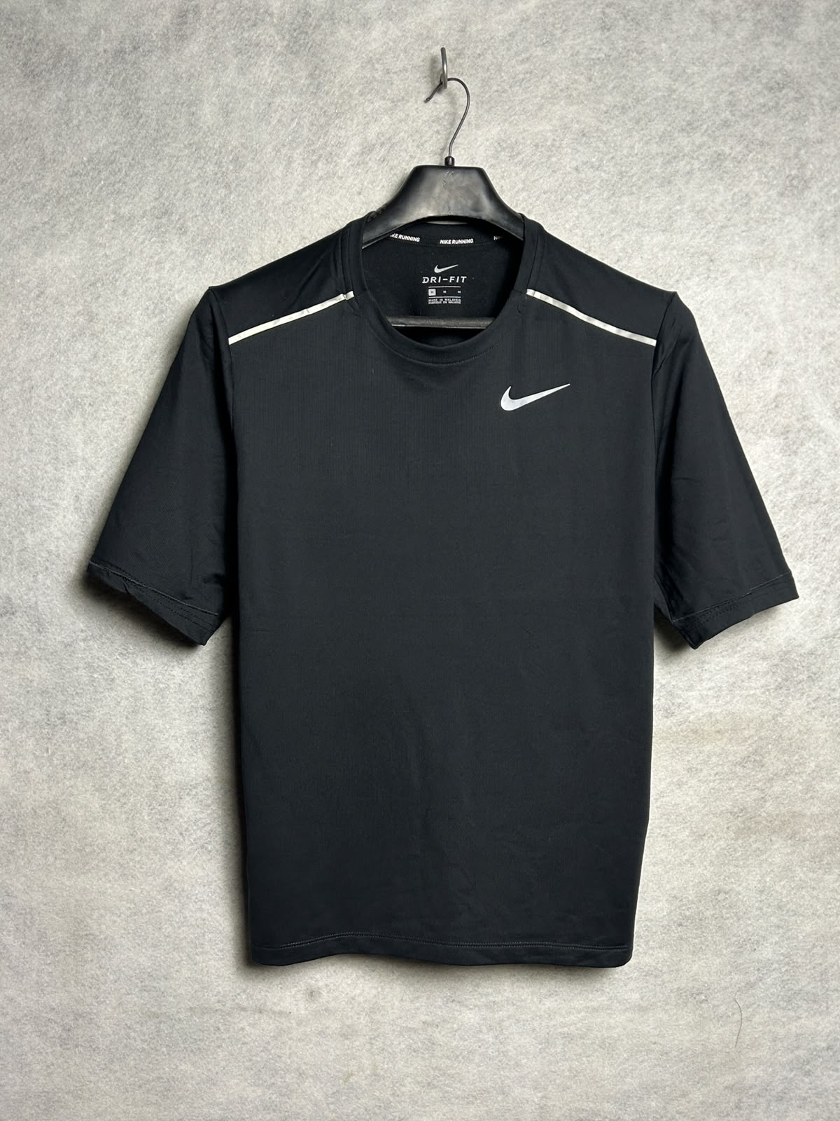 Nike Black Dri Fit V Neck  - Medium