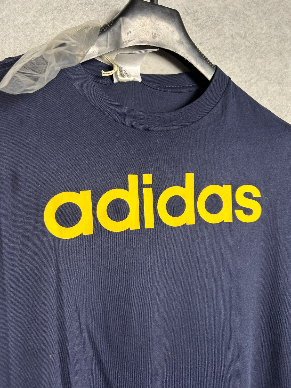 Adidas Big Logo Round Neck Blue - XL