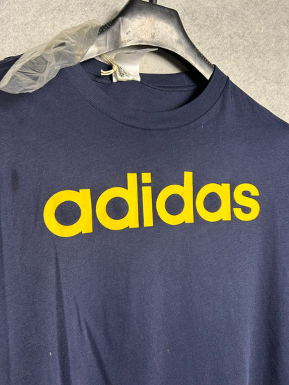 Adidas Big Logo Round Neck Blue - XL