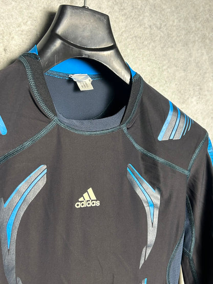 Adidas Techfit Black And Blue - Large
