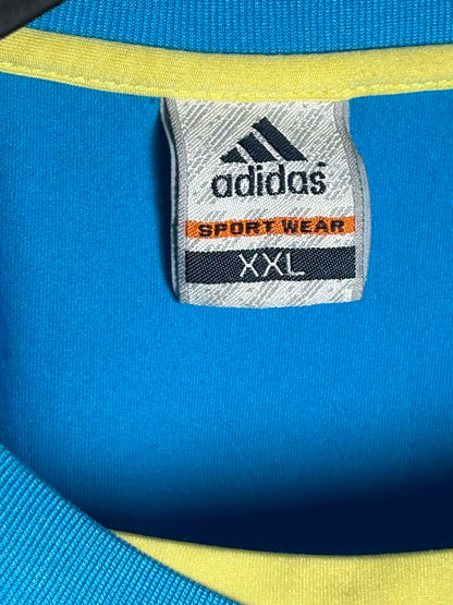 Adidas Sports Wear Blue Round Neck - XXL