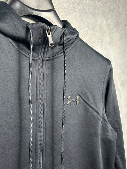 Under Armour Cold Gear Black Zip Uper - Small