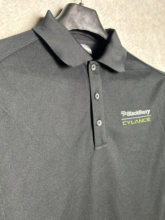 Nike Golf Dri Fit Black Polo - Small