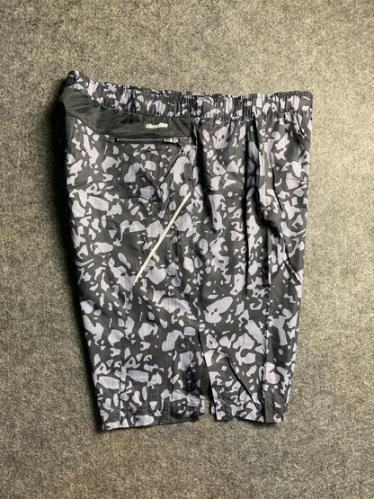 Adidas Navy Design Shorts - Large