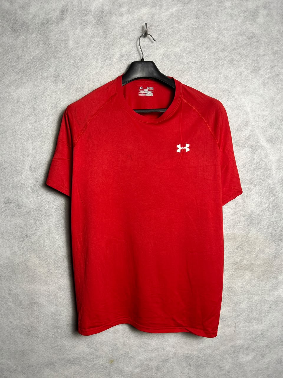 Under Armour Heat Gear Loose Red Round Neck - XL