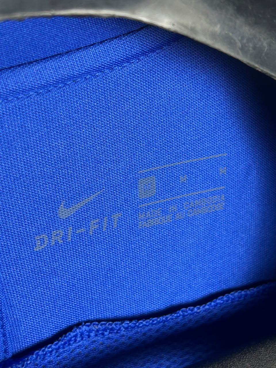 Nike Dri Fit Blue Round Neck - Large