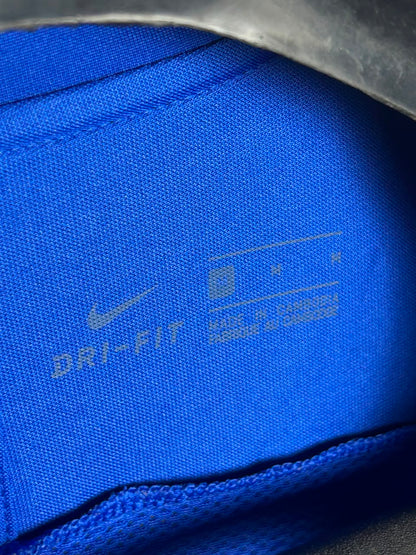 Nike Dri Fit Blue Round Neck - Large