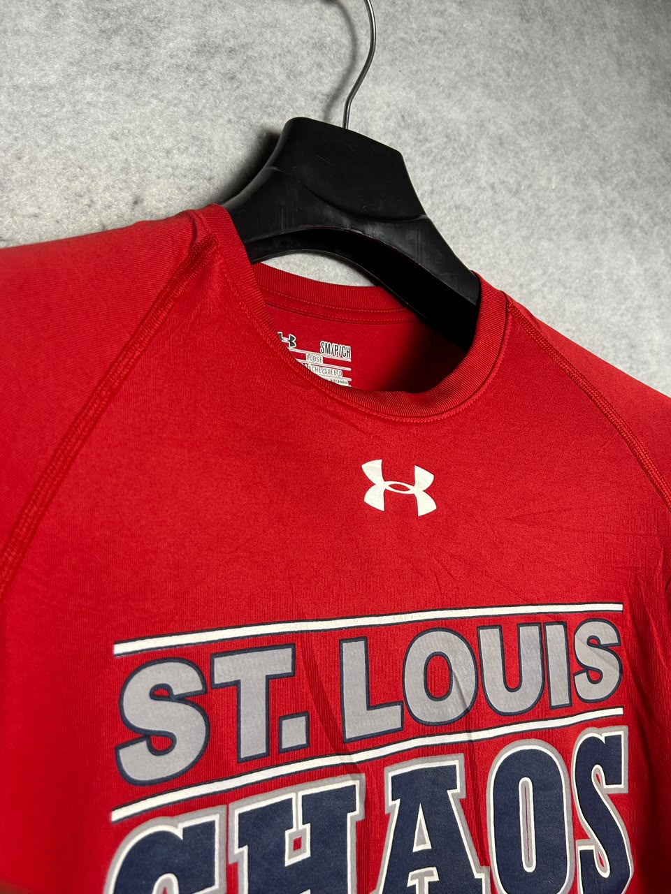 Under Armour Heat Gear Red Big Logo - Small