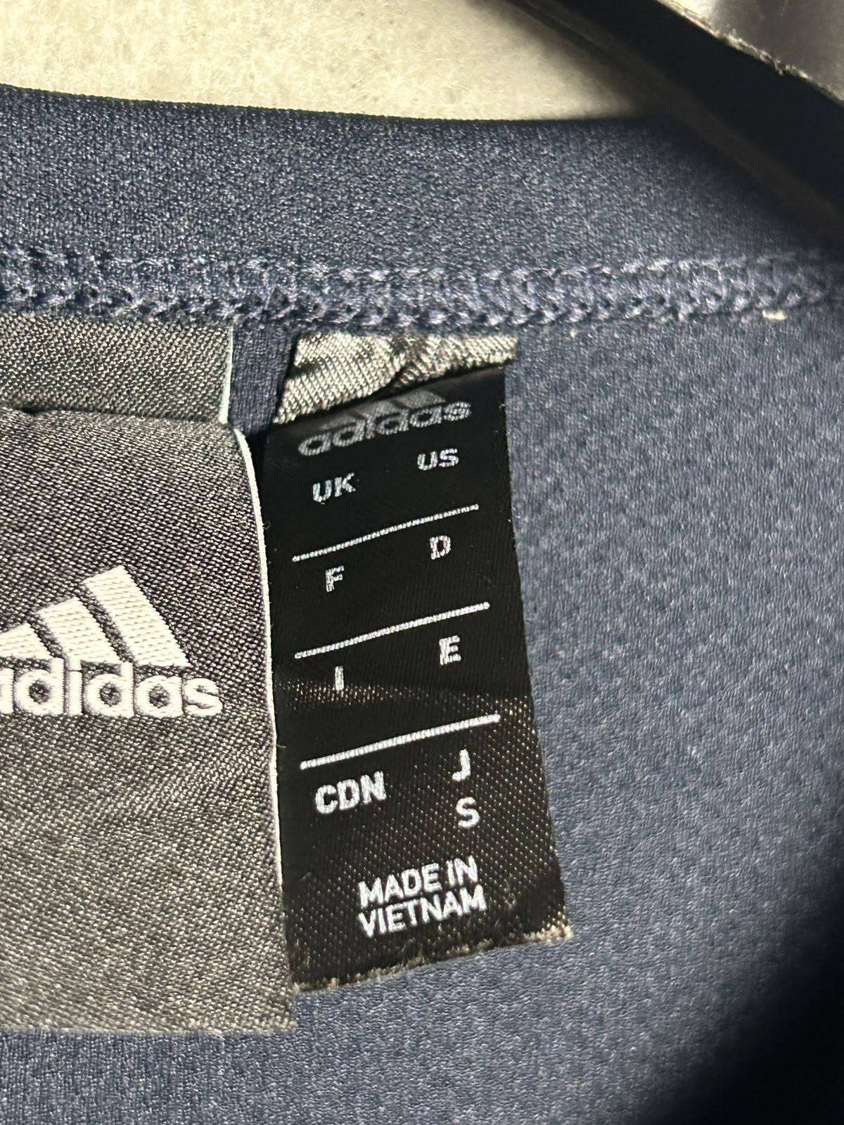Adidas Blue Round Neck - Small
