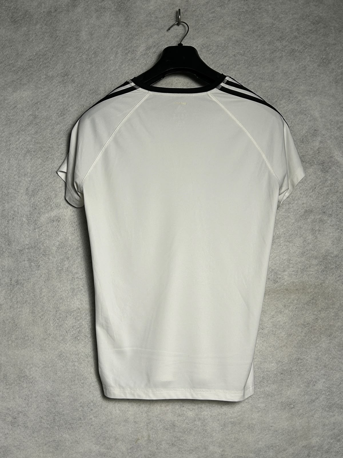 Adidas White V Neck  - Large