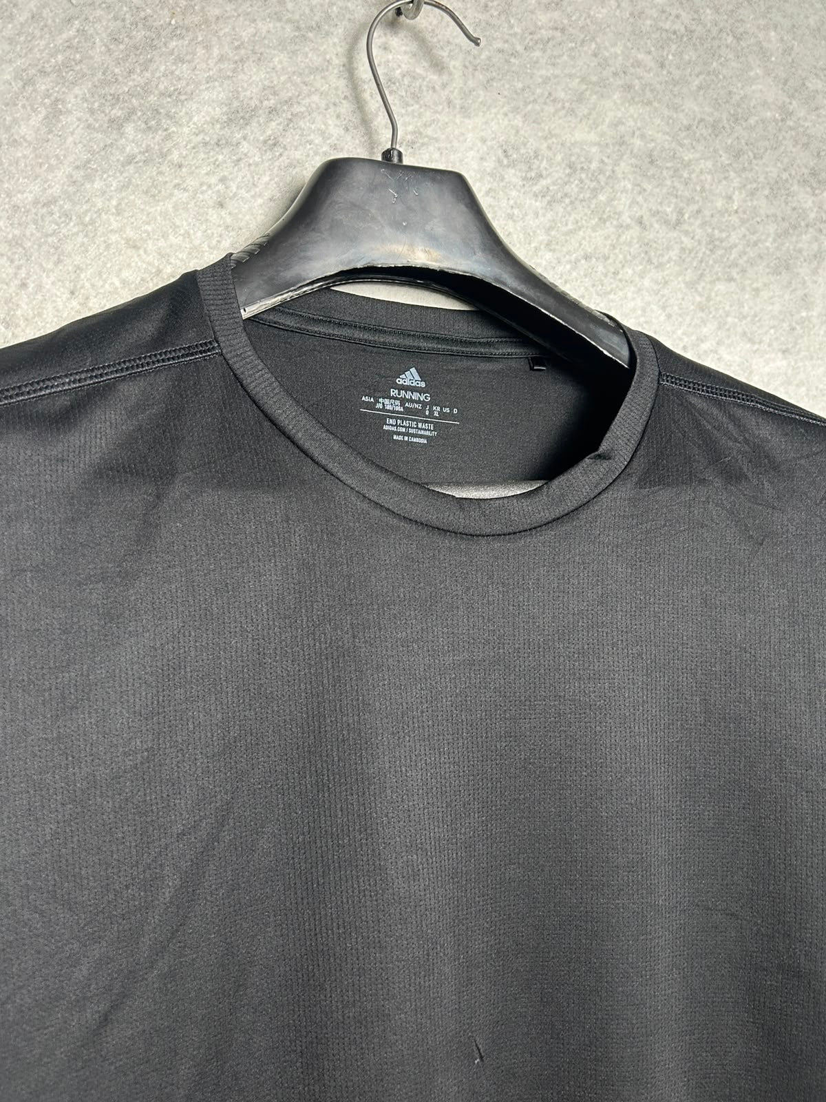 Adidas Runing Black Round Neck - XL