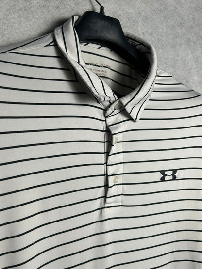 Under Armour White Polo - XL