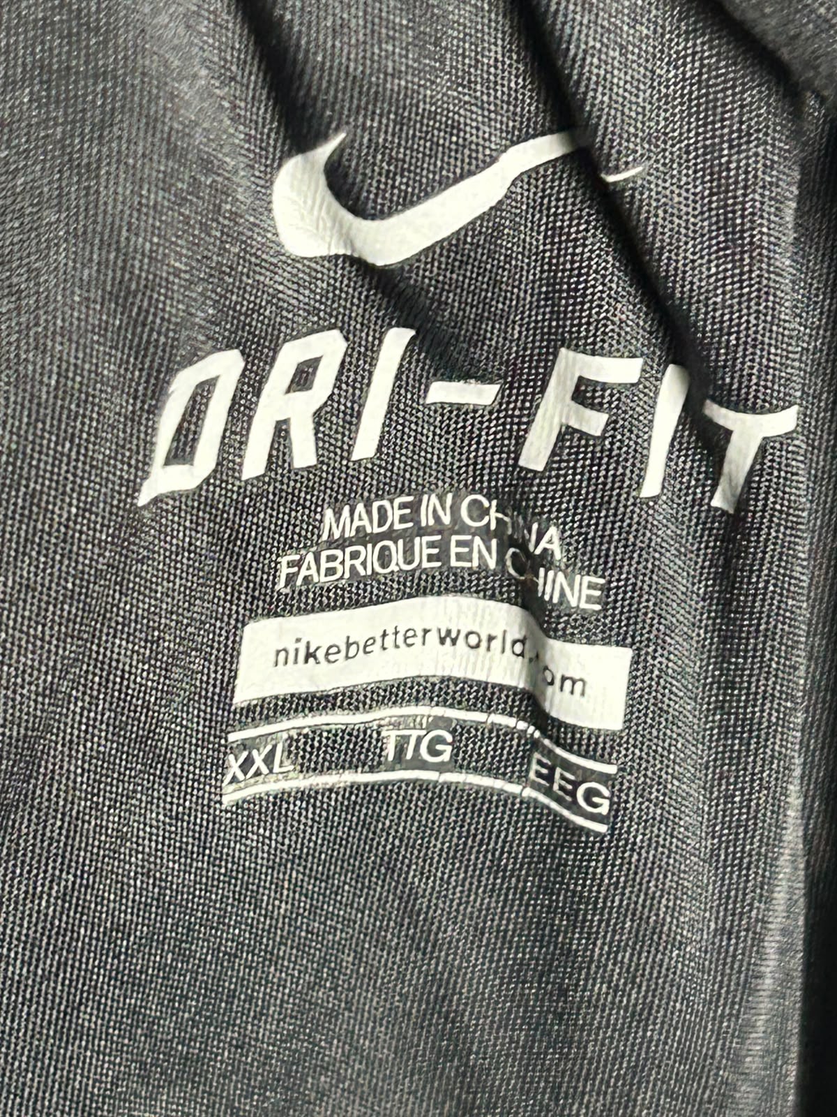 Nike Dri Fit Black - XXL